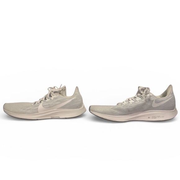 Nike Air Zoom Pegasus 36 women’s running shoe in all white sz 9 - Picture 2 of 5